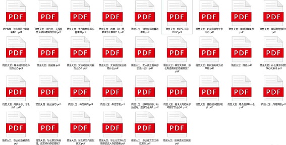 恋爱学堂情圣大卫PDF电子书（共33本）价值499元